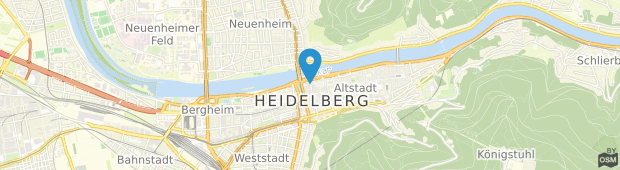 Umland des Hotel Pension Papas Heidelberg