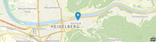 Umland des Hotel und Gasthaus Backmulde / Heidelberg