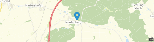 Umland des Landgasthof Wickels Nordenberg