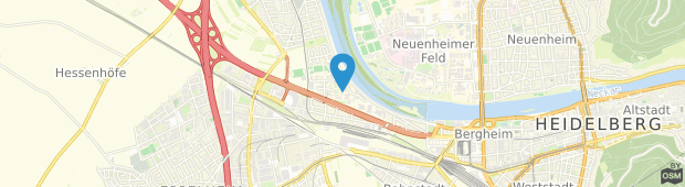 Umland des Hotel Chester Heidelberg