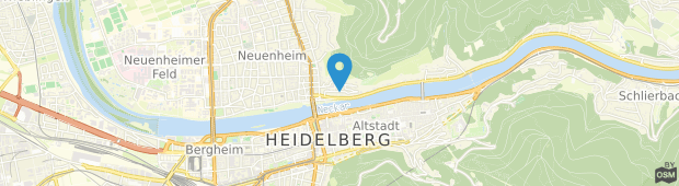 Umland des Hotel Neckar Heidelberg