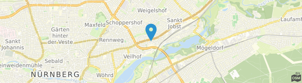Umland des Tafelhalle Nürnberg