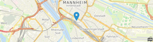 Umland des InterCityHotel Mannheim