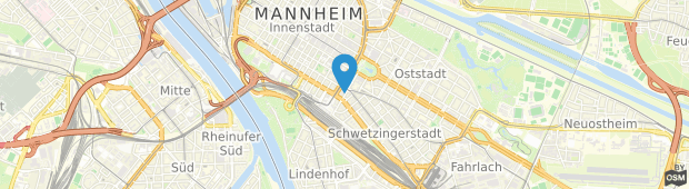 Umland des City Hotel Mannheim