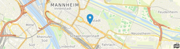 Umland des Wasserturm Hotel Mannheim