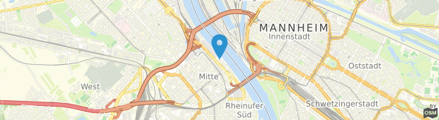 Umland des Moxy Ludwigshafen