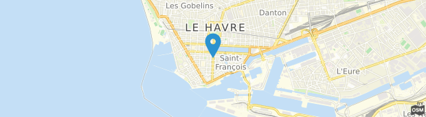 Umland des Hotel Le Richelieu Le Havre