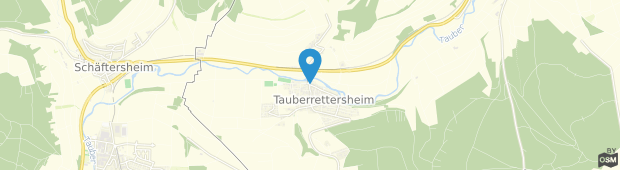 Umland des Landgasthof Zum Hirschen Tauberrettersheim