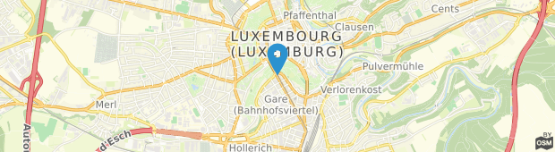 Umland des City Hotel Luxembourg
