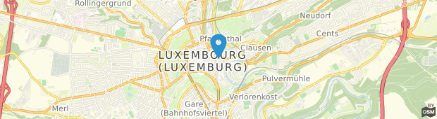 Umland des Parc Beaux-Arts Hotel Luxembourg