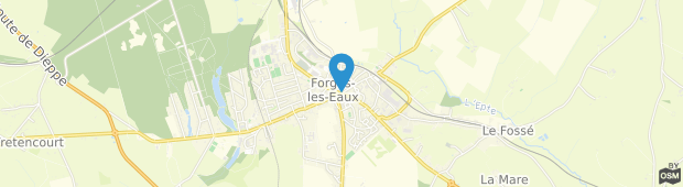 Umland des Hotel La Folie Du Bois Des Fontaines Forges-les-Eaux