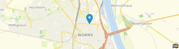 Umland des Hotel Faber Worms