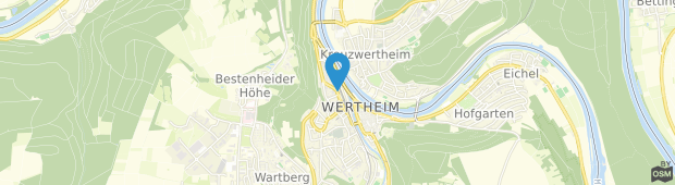 Umland des B&B HOTEL Wertheim