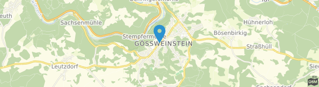 Umland des Pension Zweck Gößweinstein