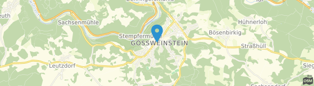 Umland des Hotel Gasthof Stern Gossweinstein