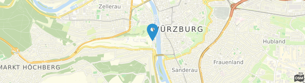 Umland des Jugendherberge Würzburg