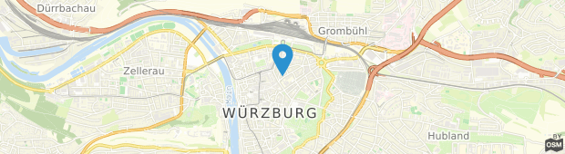 Umland des Hotel Goldenes Faß Würzburg