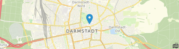 Umland des Welcome Hotel Darmstadt