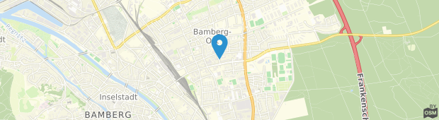 Umland des B&B HOTEL Bamberg