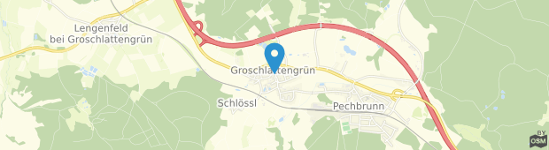 Umland des Gasthof Zum Weissen Ross Groschlattengrün