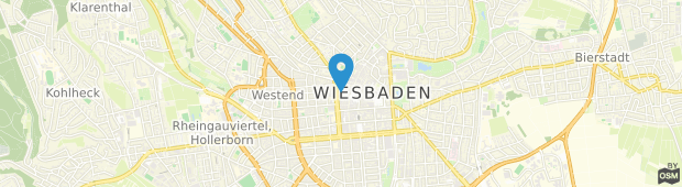 Umland des ACHAT Hotel Wiesbaden City