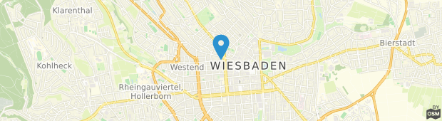 Umland des City Hotel Wiesbaden