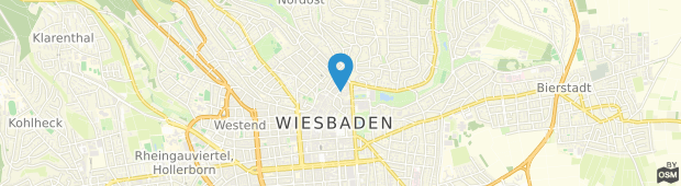 Umland des Town Hotel Wiesbaden