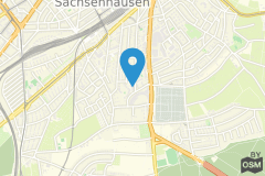 Geographische Lage Living Hotel Frankfurt