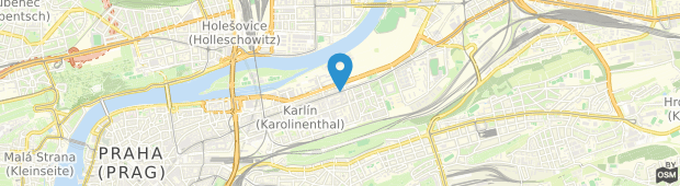 Umland des Pentahotel Prague