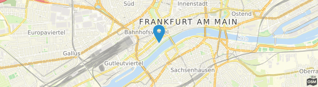 Umland des Regis Hotelschiff Frankfurt