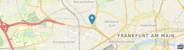 Umland des Aparthotel Adagio Frankfurt City Messe