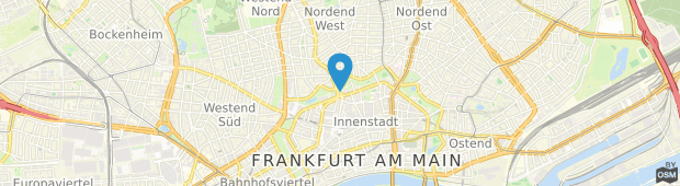Umland des Flemings Selection Hotel Frankfurt-City