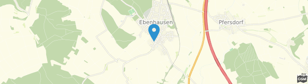 Umland des Landgasthof Zum Hirschen Ebenhausen