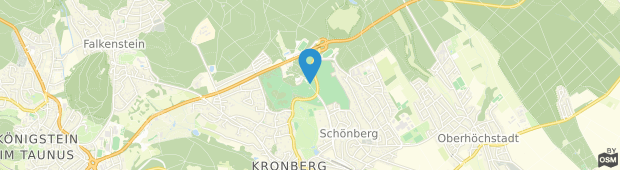 Umland des Schlosshotel Kronberg, an SLH Hotel