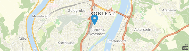 Umland des Four Points Flex by Sheraton Koblenz