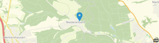 Umland des Gasthaus Zum Erbachtal / Niedererbach