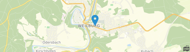 Umland des Hotel Weilburg Garni