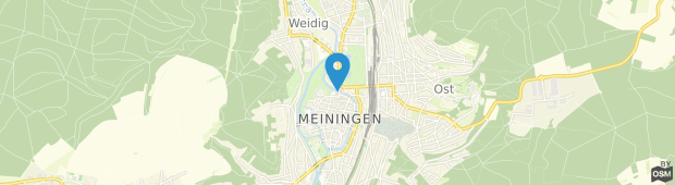 Umland des Henneberger Haus - Restaurant und Pension, Meiningen