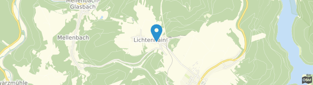 Umland des Landgasthof zur Bergbahn Lichtenhain