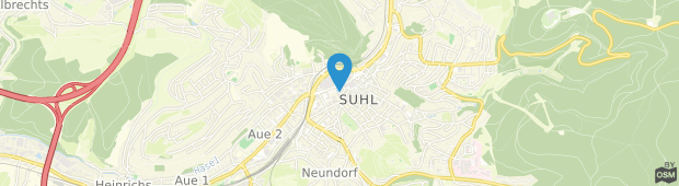 Umland des ACHAT Hotel Suhl