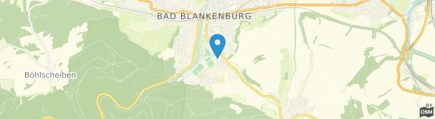 Umland des Landessportschule Bad Blankenburg