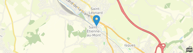 Umland des Hostellerie De La Riviere Saint-Etienne-au-Mont