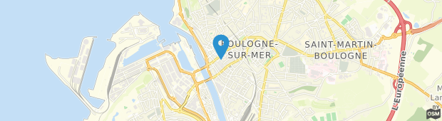 Umland des Hotel Metropole Boulogne-sur-Mer