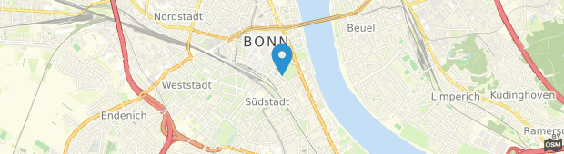 Umland des Hotel Eden Bonn