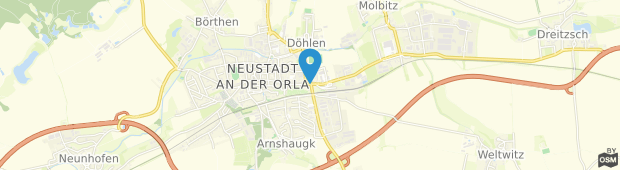 Umland des Hotel Stadt, Neustadt an der Orla