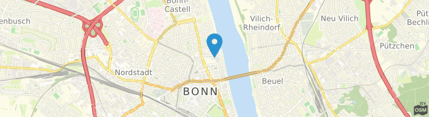 Umland des Beethovenhalle Bonn