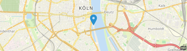 Umland des Schokoladenmuseum Köln