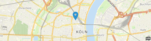 Umland des Hilton Cologne