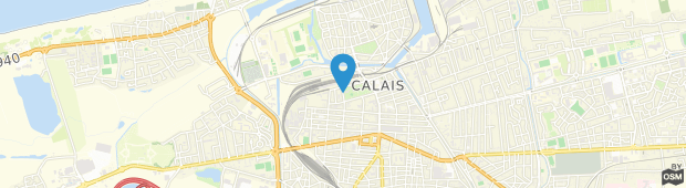 Umland des Chambres d'hotes Calais