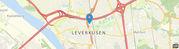 Umland des Leoso Hotel Leverkusen